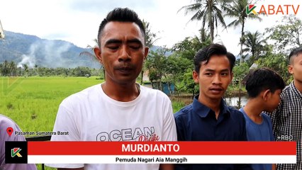 PEMUDA AIA DADOK NAGARI AIA MANGGIH KIBARKAN BENDERA RAKSASA DI BUKIT BARISAN