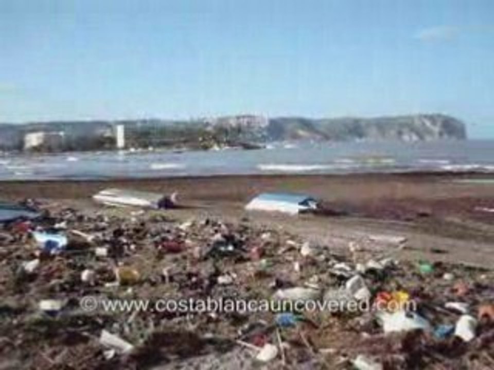 Arenal beach in Javea, Costa Blanca, Spain.