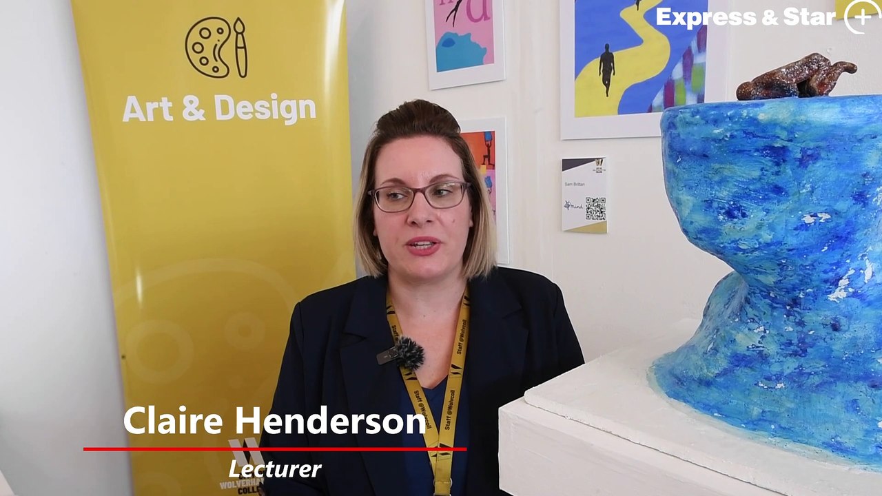 We take a look at the exhibition by art, design and photography students at City of Wolverhampton College.