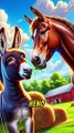 El Caballo Burlón 🐴 Y El Burro Trabajador 💪.