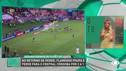 Flamengo perde para o Central Córdoba no Maracanã; Edu Dracena diz que derrota foi só um ‘susto'