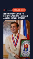 Isko Moreno vows, if reelected, he will kick out Lacuna’s husband as city health officer