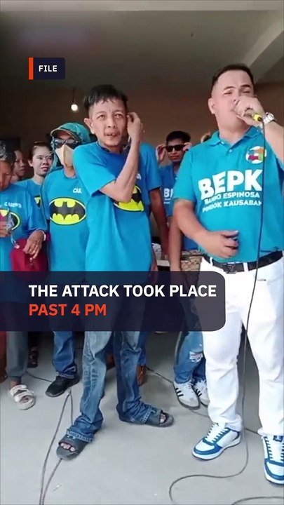Alleged drug lord Kerwin Espinosa shot while campaigning for mayor in Leyte