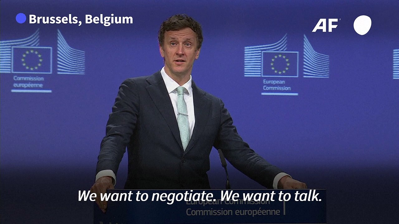 'Let's talk' EU tells Trump as it suspends counter-tariffs for 90 days after US U-turn