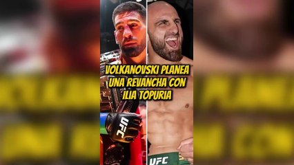 Volkanovski planea una revancha con Ilia Topuria