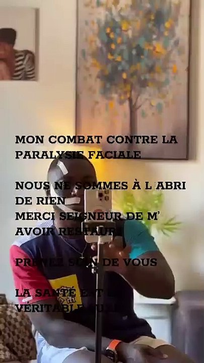 Côte d'Ivoire : Un artiste victime de paralysie faciale (VIDEO)