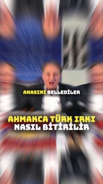 Ahmakça Türk Irkı nasıl bitirilir !-Atabey19 Hüseyin Hakkı Kahveci 🐺🇹🇷🦂 -#Atabey19HHK #HüseyinHakkıKahveci #OndokuzBiziz #SonDakika
