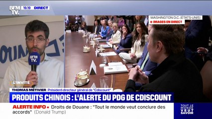 Taxes: "Pour un pays comme la Chine, la fermeture du marché américain est un drame économique", alerte le PDG de Cdiscount