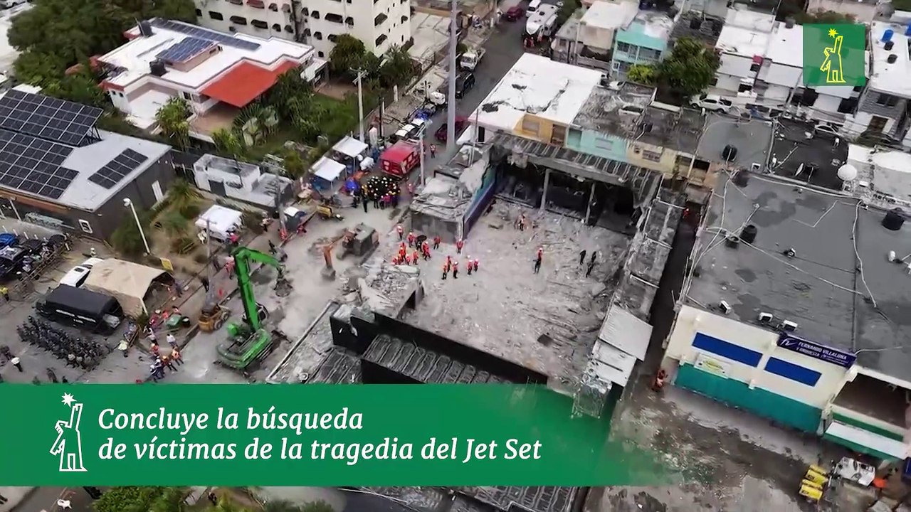 Concluye la búsqueda de víctimas de la tragedia del Jet Set - Vídeo ...
