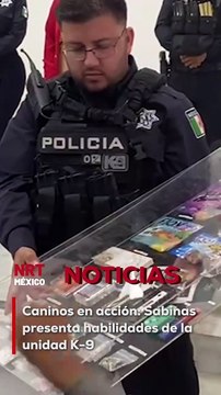 En un evento organizado por la Secretaría de Seguridad Pública del Estado y el Mando Coordinado de Seguridad Pública, se mostró el entrenamiento y capacidades de los perros K-9, con la participación de autoridades locales como Salvador Alejandro Rivera y