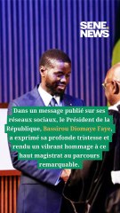 Décès de Mamadou Badio Camara : Bassirou Diomaye Faye rend hommage à un « grand serviteur de l’État »