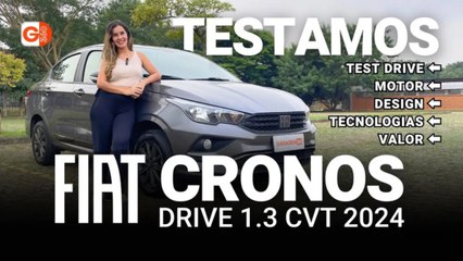 TESTE FIAT CRONOS DRIVE 1.3 CVT 2024_ CONHEÇA TODOS OS DETALHES DO MODELO E A NOSSA AVALIAÇÃO!