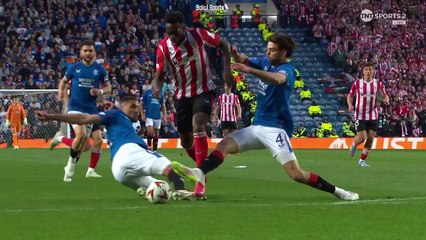 Rangers Vs Athletic Bilboa 1 half Europa league quarter final 1 leg