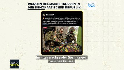 Wahr oder nicht wahr: Belgische Truppen in der Republik Kongo stationiert?
