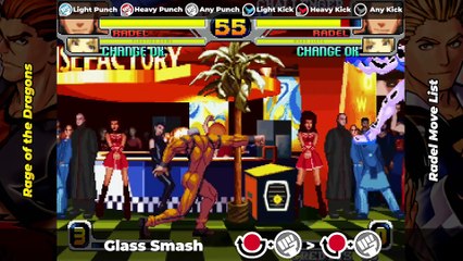 RADEL MOVE LIST - Rage of the Dragons (ROTD)