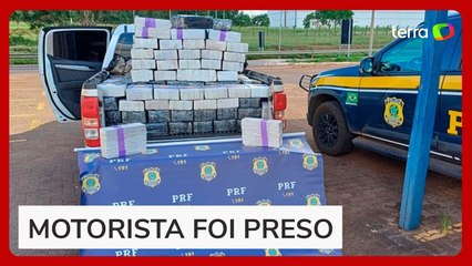 PRF apreende 500 kg de maconha ao interceptar caminhonete que tentou fugir em MG
