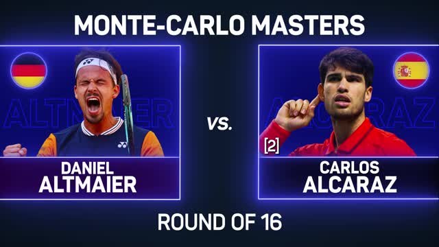 Alcaraz turns on the style in Monte-Carlo