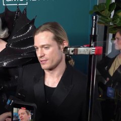 Sam Reid on the Black Carpet at the 2025 AMC Upfront Event for Interview with the Vampire (2022) & the Immortal Universe (Three Clips Merged Together)