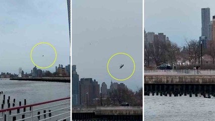 動画：ニューヨーク・ハドソン川にヘリコプター墜落 — 少なくとも3人死亡