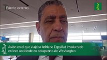 Avión en el que viajaba Adriano Espaillat involucrado en leve accidente en aeropuerto de Washington