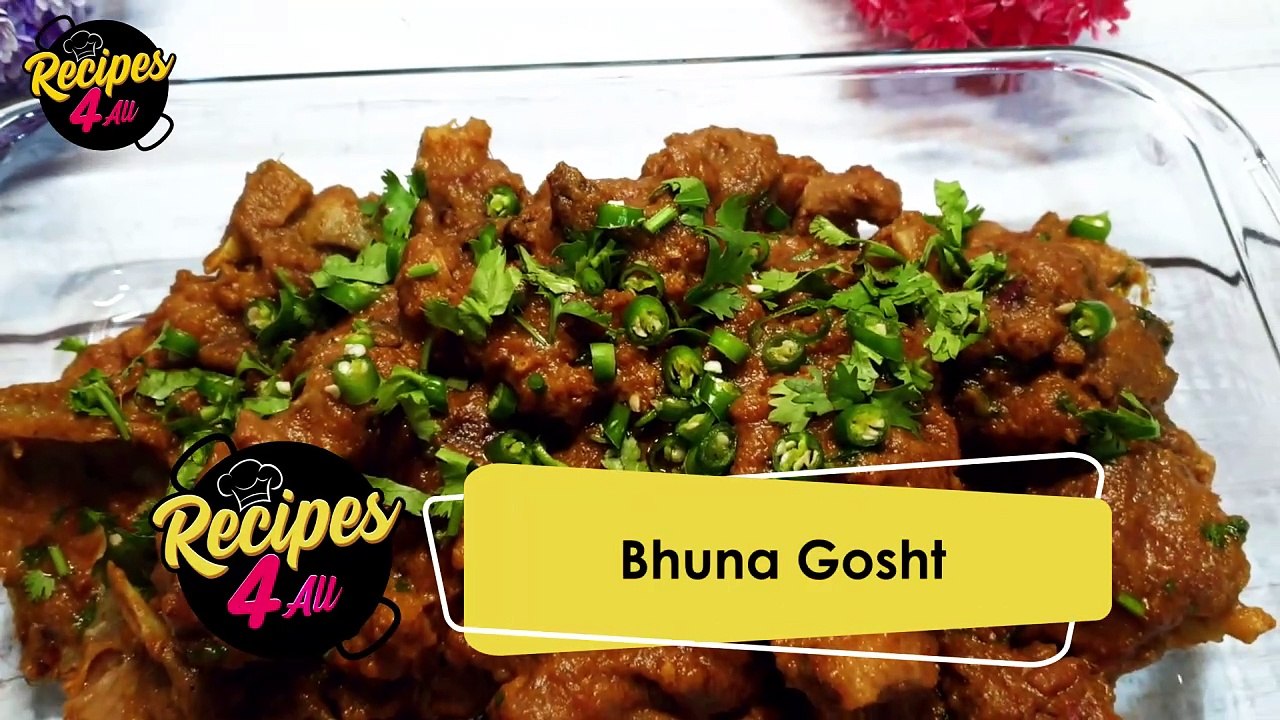 Bhuna Gosht Recipe | Mutton Bhuna Masala Recipe | Bakra Eid Special Recipe | How to Make Bhuna gosht