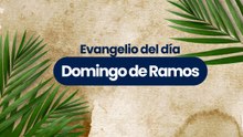 Evangelio 13 abril - domingo de ramos