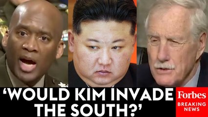 'If He Wouldn't Invade, Then Why Are We There?': Angus King Asks U.S. Generals About Kim Jong Un's Plans