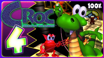 Croc Legend of the Gobbos Walkthrough Part 4 (PS5, PS1) 100%  Castle Zone