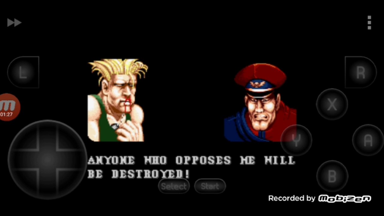 Street Fighter II Turbo: Hyper Fighting Guile vs Mr Bison Guile é derrotado por Mr Bison