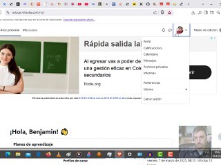 El Aula Moodle(Portal Benjamin)