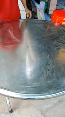 Clean the desk with toothpaste and lemon.