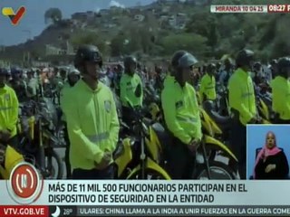 Más de 11 mil funcionarios de seguridad resguardarán la temporada de Semana Santa en Miranda