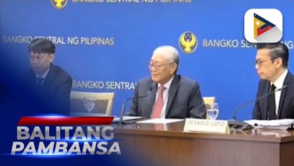 BSP: Pagbaba ng inflation forecast, makatutulong na mapanatili ang economic momentum ng bansa