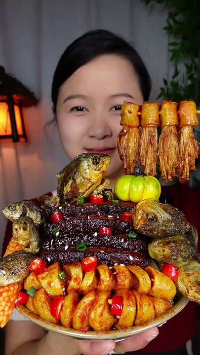 Grandma's dish (not spicy) 🔥99 holes for 5 bags, 110 grams per bag, the ingredient list is clean, no need to wash or cut, take it home and process it, add side dishes and seasonings and stir-fry #美食 #农村家常菜 #Grandma's dish