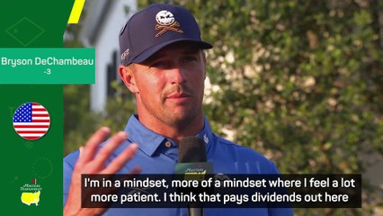 It's glowing! DeChambeau loses thread of questions as he admires Augusta