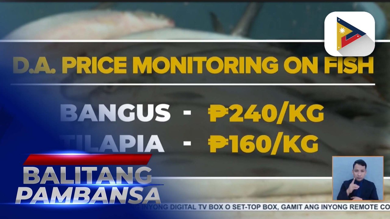 D.A., tiniyak na stable ang presyo ng mga isda bago ang Semana Santa