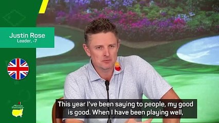Veteran Rose still feels sharp as he leads Masters