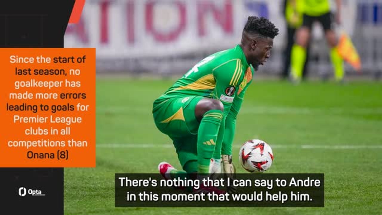 'It can happen' - Amorim throws support behind Onana after costly errors at Lyon