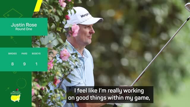 Veteran Rose still feels sharp as he leads Masters