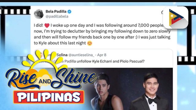 TALK BIZ | Bela Padilla, kinumpirmang inunfollow iya sina Kyle Echarri at Piolo Pascual
