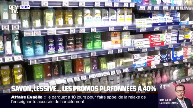 Les super-promos sur les produits d'hygiène seront plafonnés à 40% jusqu'à 2028