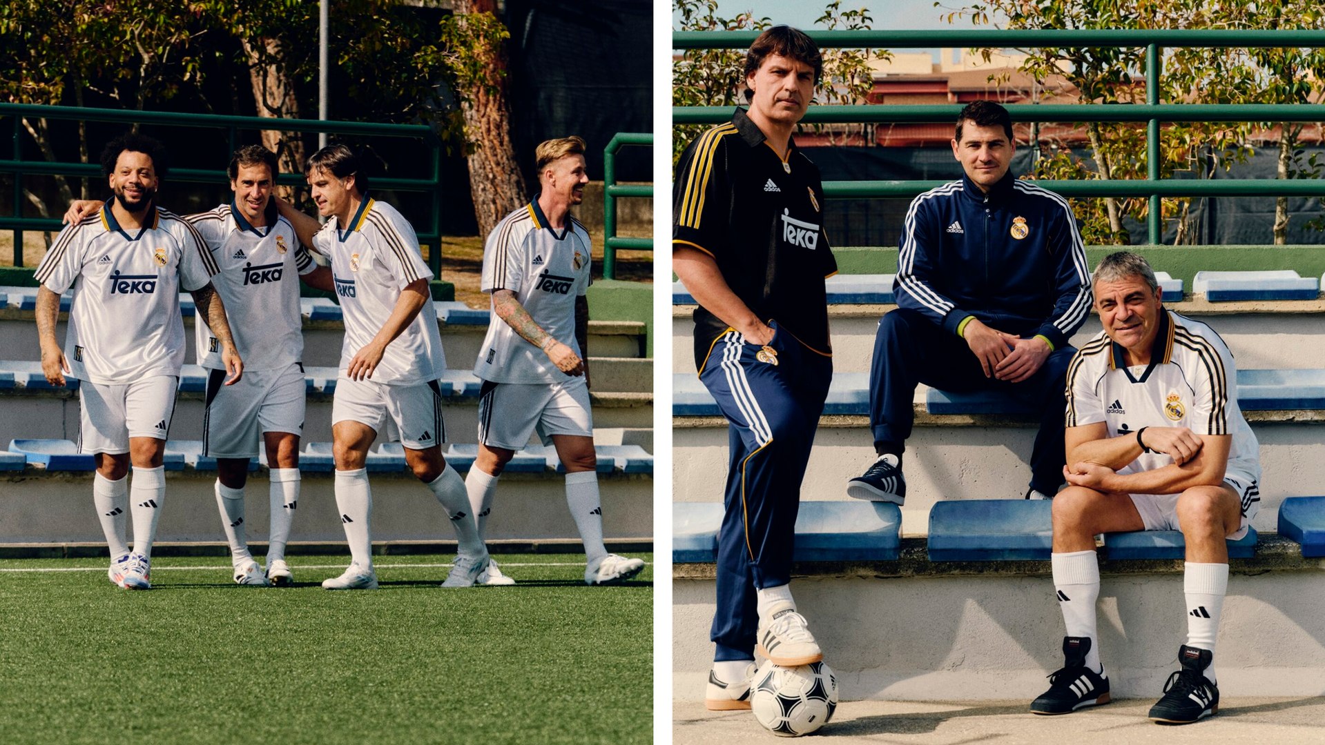 Adidas reúne a las leyendas del Real Madrid para relanzar la equipación ...