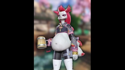 Kimiko Five-Tails Bloats Up! (Weight Gain) Sound Edit
