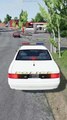 Carolina Squat Truck Runs Over Cop Car (BeamNG Drive)