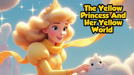 The Yellow Princess And Her Yellow World Hindi Story, Very Nice Story , Bedtime Stories,🌝🌟👍🏻👸🏻👸🏻☁️☁️