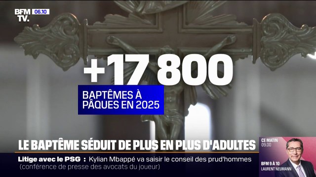 Le nombre de baptêmes catholiques chez les adultes continue d'augmenter