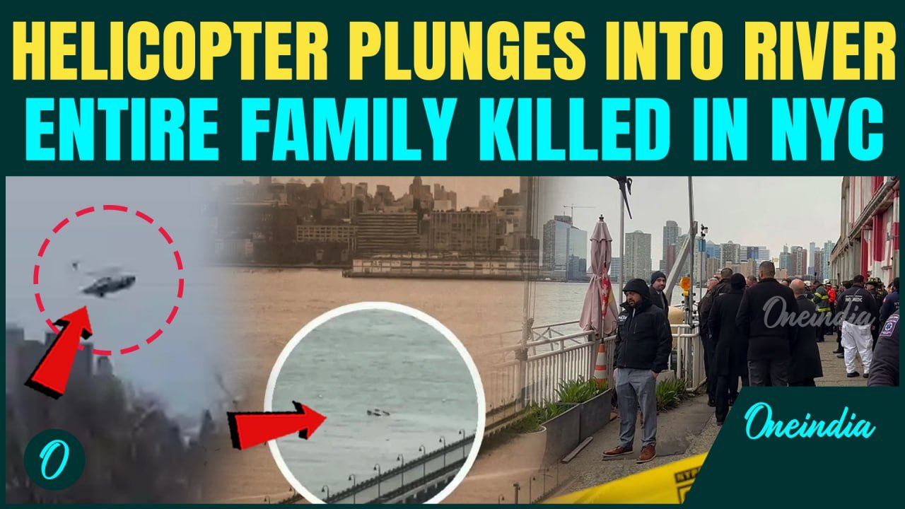 NYC Helicopter Crash: Bell 206 Nose-Dives Into Hudson River, Killing 6 — Trump Slams Safety Failures