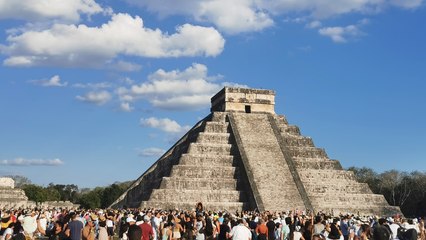 Estas son las multas para las personas que suban a la pirámide de Chichén Itzá en semana santa.