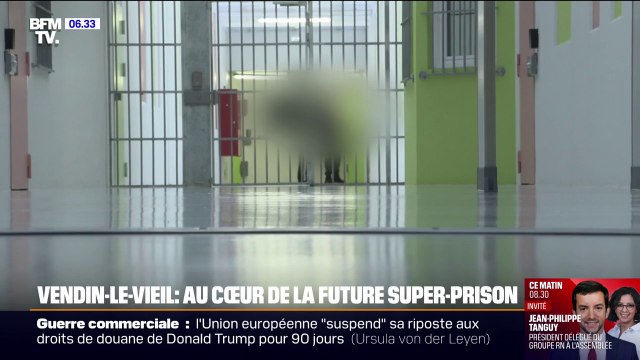 BFMTV au cœur de la prison de la prison de haute sécurité de Vendin-le-Vieil