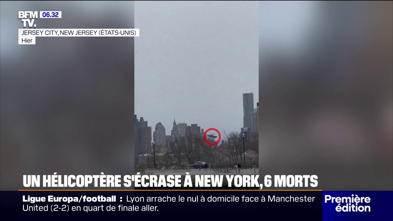 "C'est vraiment un choc": Un hélicoptère s'écrase à New York avec à son bord une famille de cinq touristes espagnols et le pilote